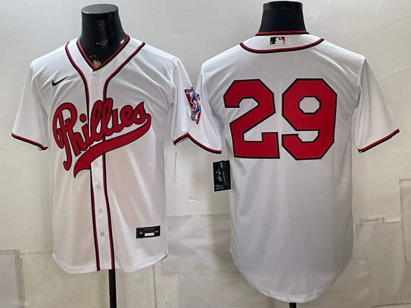 Men 2026 Philadelphia Phillies #29 white Game Nike MLB Jersey 082300->philadelphia phillies->MLB Jersey